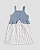 Vestido encanto Listrado e azul - Imagem 2