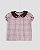 Blusa tulipa Xadrez rosa - Imagem 2