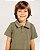 Camiseta gola polo textura Verde musgo - Imagem 1