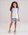 Short caule Quadriculado azul - Imagem 3