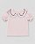 Blusa picnic manga curta Rosa bebê - Imagem 2