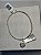 BRACELETE COM PINGENTE MEDALHA - Imagem 1