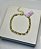 PULSEIRA EM ELO BANHADA A OURO 18K - Imagem 3