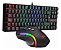 Kit de teclado e mouse gamer Redragon K552RGB-BA de cor preto - Imagem 1