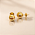 Brinco Bola 6mm Ouro 18k - Imagem 2