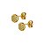 Brinco Chuveiro Pequeno Ouro 18k Zircônias - Imagem 6