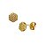 Brinco Chuveiro Pequeno Ouro 18k Zircônias - Imagem 1