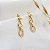 Brinco Elos Ouro 18k - Imagem 4