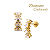 Brinco Navete Ouro 18k - Diamante Cultivado 1,2cts - Imagem 1