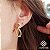 Brinco Elos Ouro 18k - Imagem 1