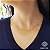 Cordão Feminino Malha Lacraia Elo Oco Ouro 18k - 45cm - Imagem 1