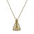 Kit Cordão Ouro 18k + Pingente Nossa Senhora Ouro 18k Zircônias - Imagem 1