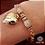 Pulseira Coração Ouro 18k Zircônias - Imagem 1