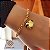 Pulseira Feminina Ouro 18k Coração - Imagem 1