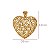 Pingente Coração Grande Diamantado Ouro 18k - Imagem 3