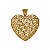Pingente Coração Grande Diamantado Ouro 18k - Imagem 1