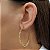 Brinco Argola Esferas Ouro 18k - Imagem 6