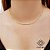Cordão Espiga Feminino Ouro 18k - 45cm - Imagem 1