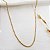 Cordão Espiga Feminino Ouro 18k - 50cm - Imagem 2