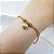 Pulseira Elo Português Coração Ouro 18k Zircônias - Imagem 6