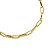 Pulseira Masculina Oca Cadeado Ouro 18k - Imagem 5