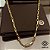 Cordão Masculino Cadeado Oco Ouro 18k - 60cm - Imagem 1