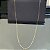Cordão Piastrine Masculino Oco Ouro 18k - 50cm - Imagem 7