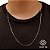 Cordão Masculino Cadeado Oco Ouro 18k - 60cm - Imagem 1