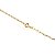 Cordão Cadeado Oco Masculino Ouro 18k - 60cm - Imagem 4