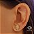 Brinco Chuveiro Ouro 18k Diamantes - Imagem 1