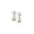 Brinco Infantil Ouro 18k Zircônias - Imagem 1