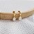 Brinco Infantil Gota Pérolas Biva Ouro 18k - Imagem 5