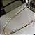 Cordão Masculino Cadeado Oco Ouro 18k - 60cm - Imagem 3
