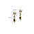 Brinco Infantil Gota Ouro 18k Zircônias - Imagem 3