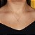 Kit Cordão + Pingente Ponto de Luz Ouro 18k Zircônia - Imagem 2
