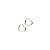 Brinco Argola Coração Ouro 18k Pequeno - Imagem 1