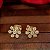 Brinco Flor Ouro 18k Zircônias - Imagem 6