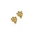 Brinco Flor Ouro 18k Zircônias - Imagem 7