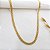 Gargantilha Choker Malha Lacraia Ouro 18k - Imagem 4