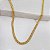 Gargantilha Choker Malha Lacraia Ouro 18k - Imagem 6
