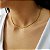 Gargantilha Choker Malha Lacraia Ouro 18k - Imagem 5