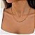 Cordão Elo Português 3mm Oco Ouro 18k - 45cm - Imagem 2
