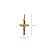 Pingente Cruz Com Cristo Ouro 18k - Imagem 3