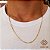Cordão Masculino Maciço Ouro 18k - 60cm - Imagem 1