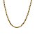 Cordão Elo Português Oco Ouro 18k - 50cm - Imagem 2