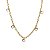 Gargantilha Choker Corações Ouro 18k - Imagem 3