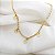 Gargantilha Choker Corações Ouro 18k - Imagem 2