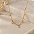 Gargantilha Choker Corações Ouro 18k - Imagem 2