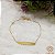 Pulseira Infantil Plaquinha Ouro 18k - Imagem 1