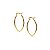 Brinco Argola Ouro 18k - Diamante Cultivado 30pts - Imagem 4
